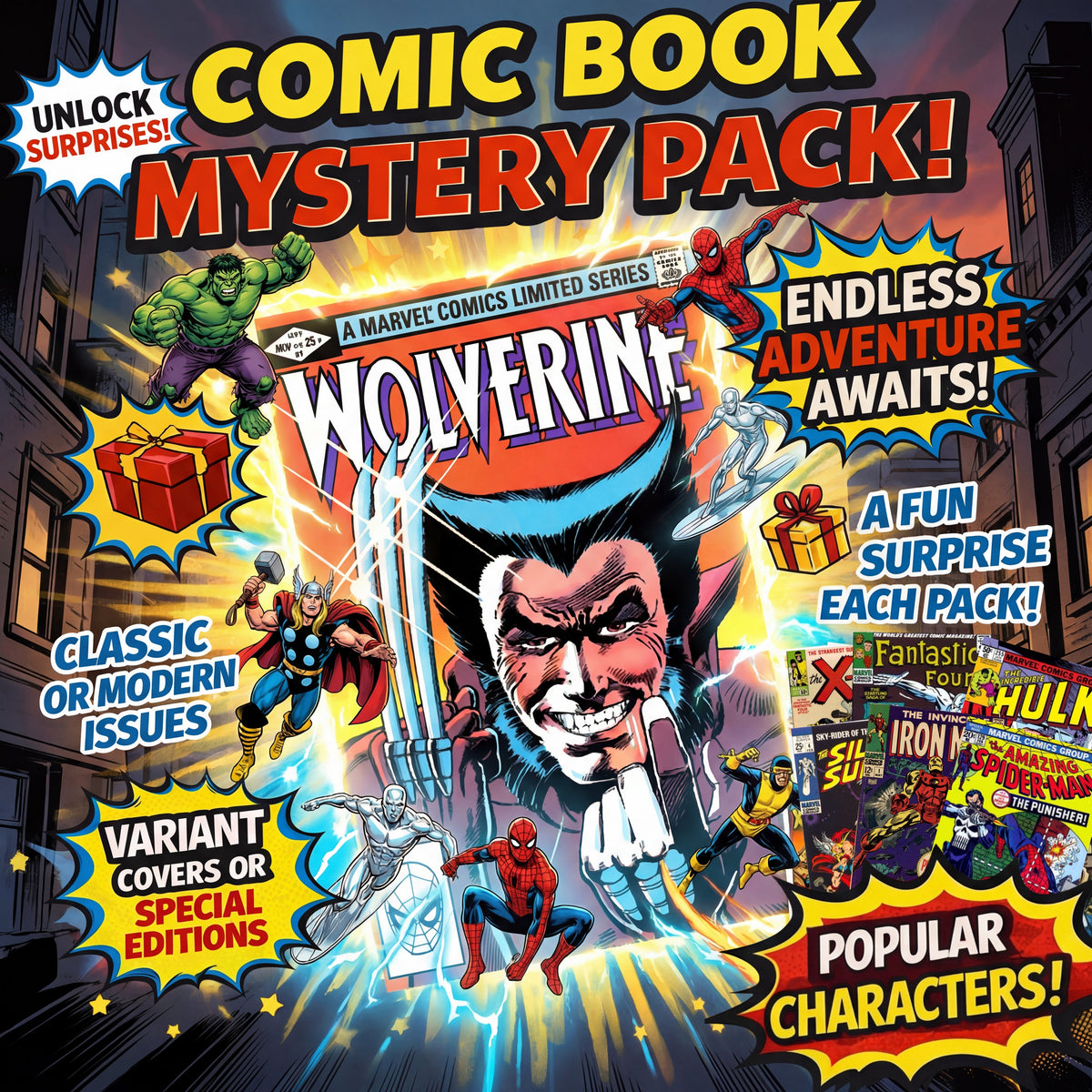Comic Book Mystery Bundle (10-Pack)