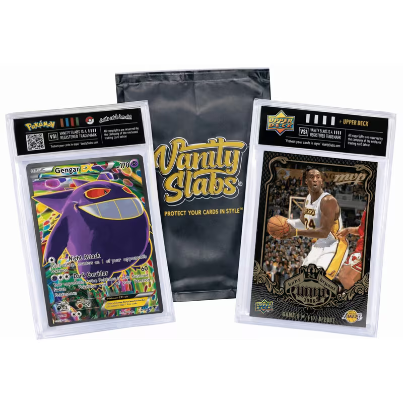 Random Trading Card Hit Slab | Pokémon, Panini, or Topps Random Card Included | Perfect Gift for Kids & Collectors!