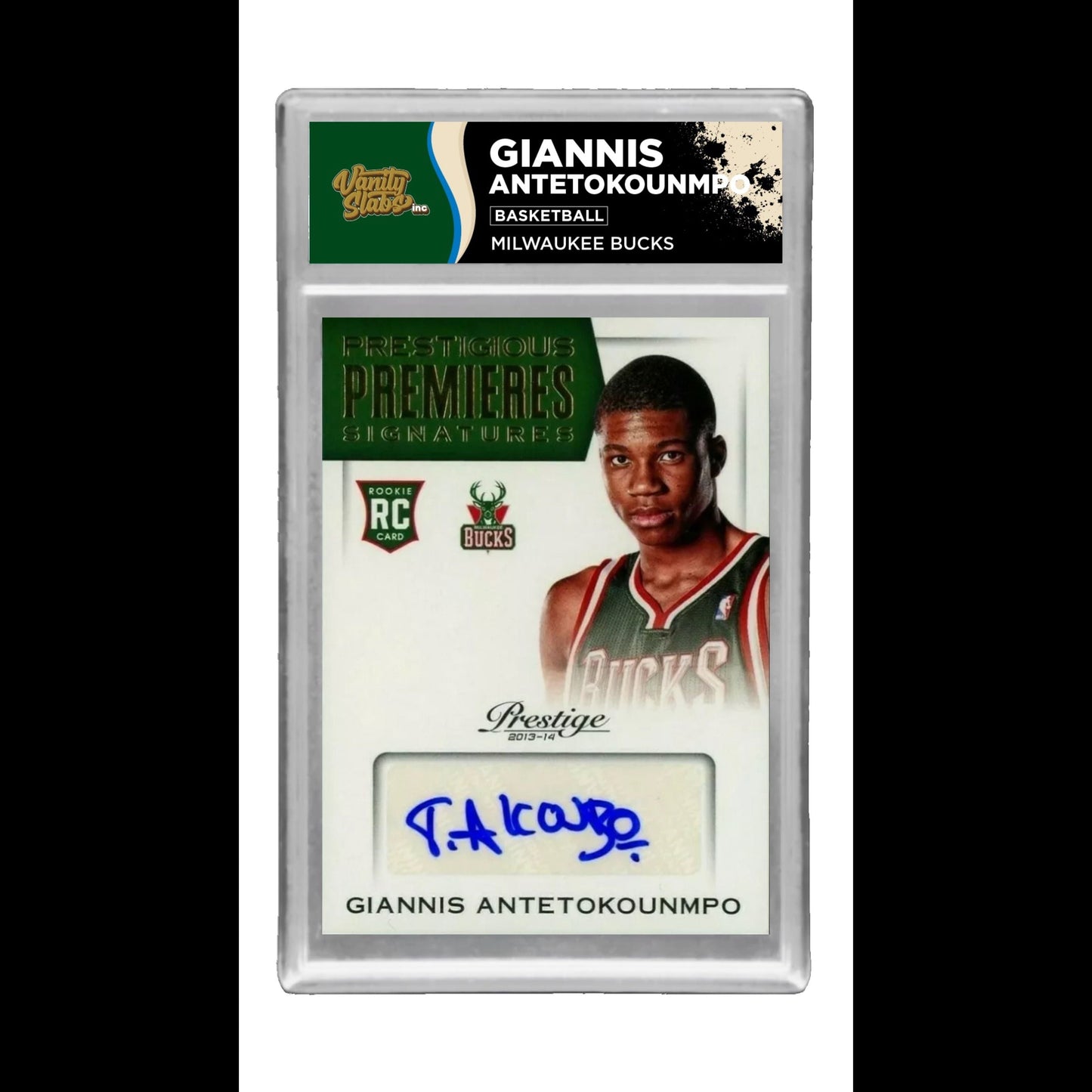 Giannis Antetokounmpo basketball card on Football Designs Ready to Print Horizontal Labels Sheets