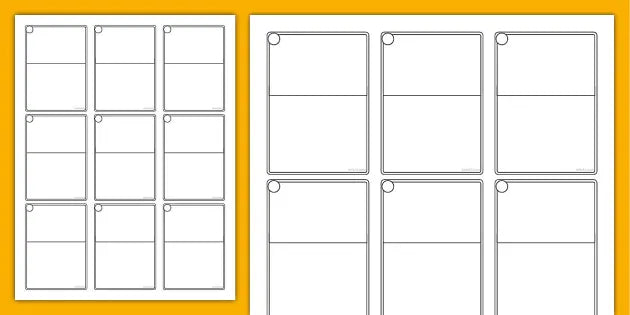 Make Your Own Trading Cards Template Free