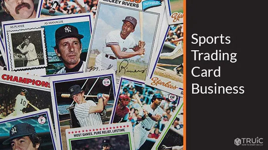 Collection of vintage baseball trading cards showcasing players for sports card business tips