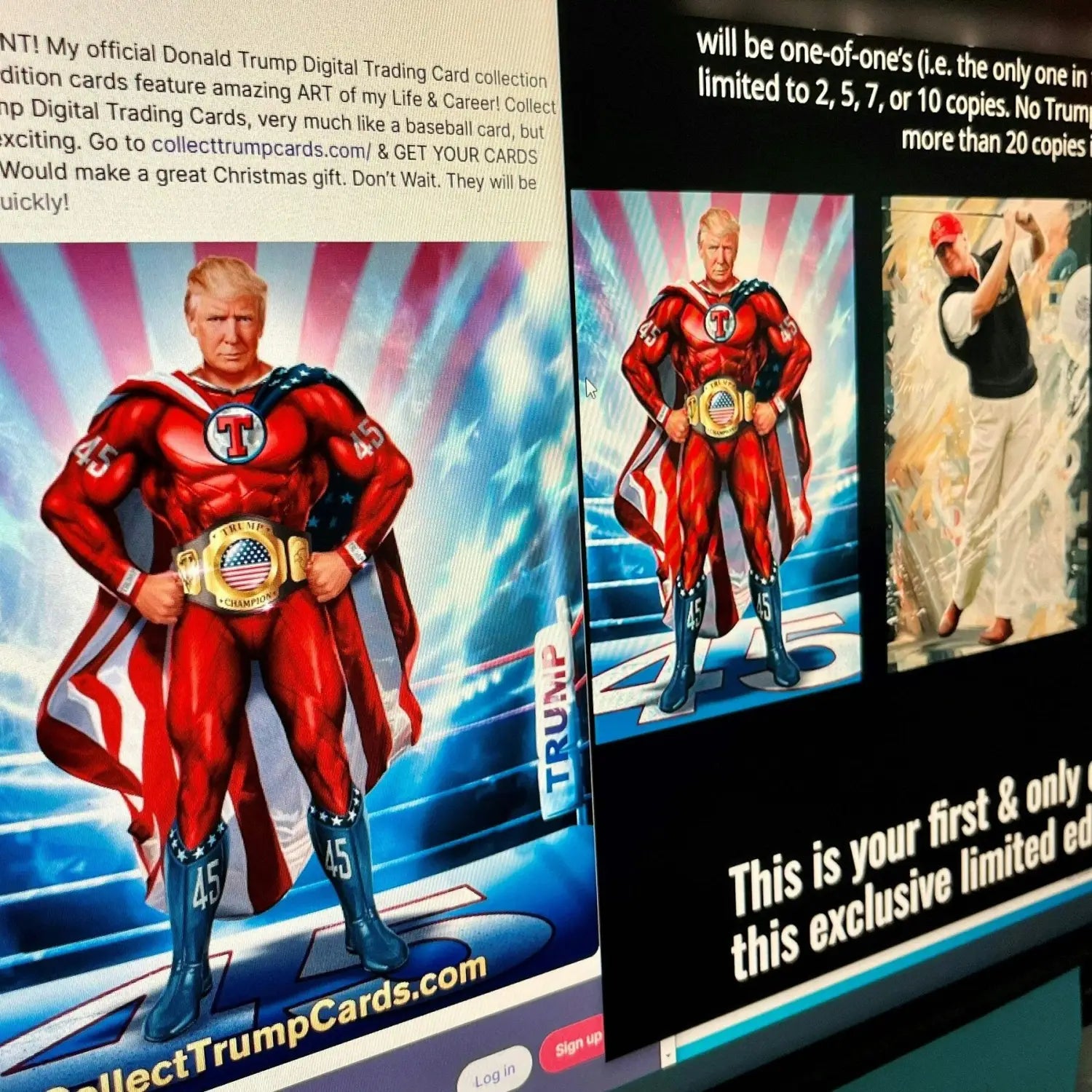 Are Trump Trading Cards for Real?