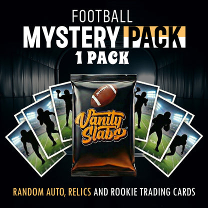 Football Mystery Pack (Random Relic & Rookie Trading Cards)