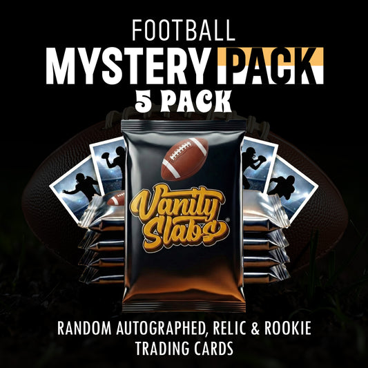 Football Mystery 5 Packs (Random Relic & Rookie Trading Cards)