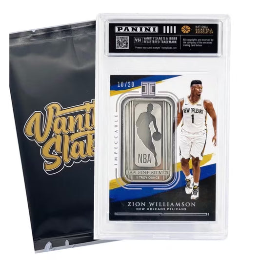 Panini Basketball Mystery Hit Single Slab – Slabbed Basketball Card in Display Case | Rookies, Stars, Autographs or Inserts Guaranteed! | Perfect Giftable for Kids & Collectors