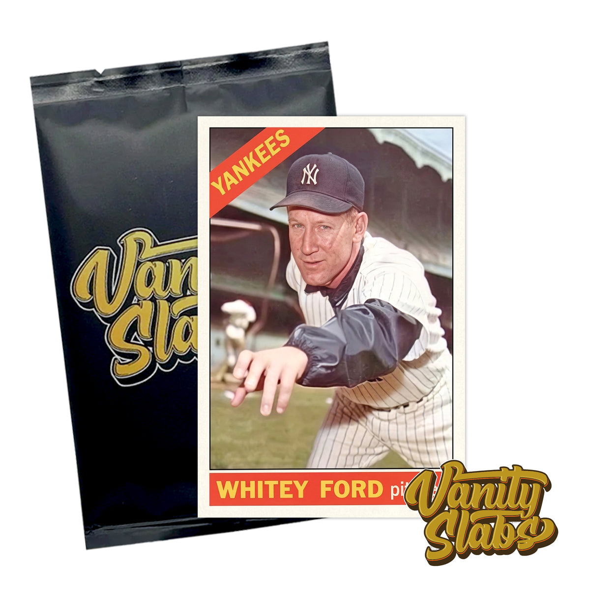 1966 Topps Baseball Mystery Slab – 1 Encapsulated Vintage Card – example product image 2
