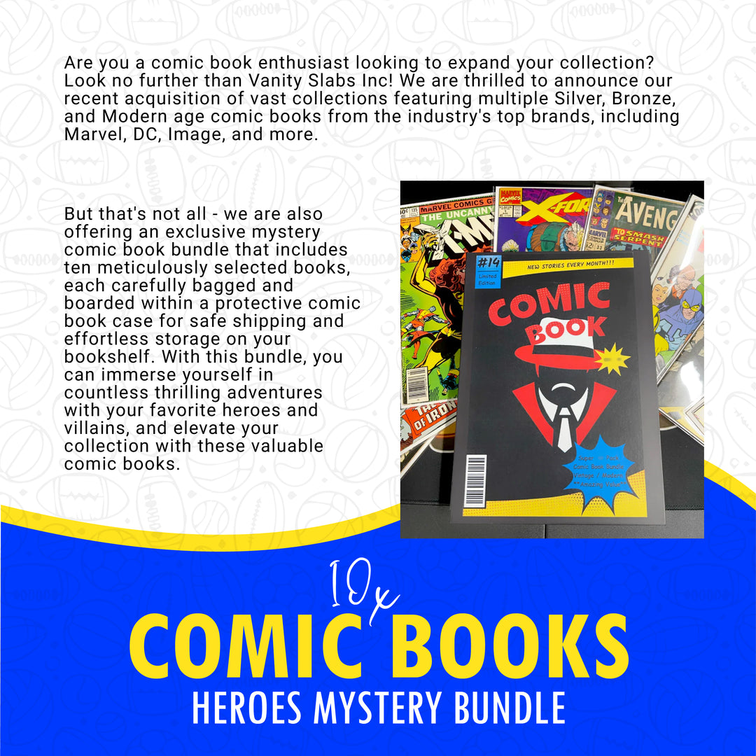 10 x Comic Books Heroes Mystery Bundle (Vintage and Modern Age Mixed)