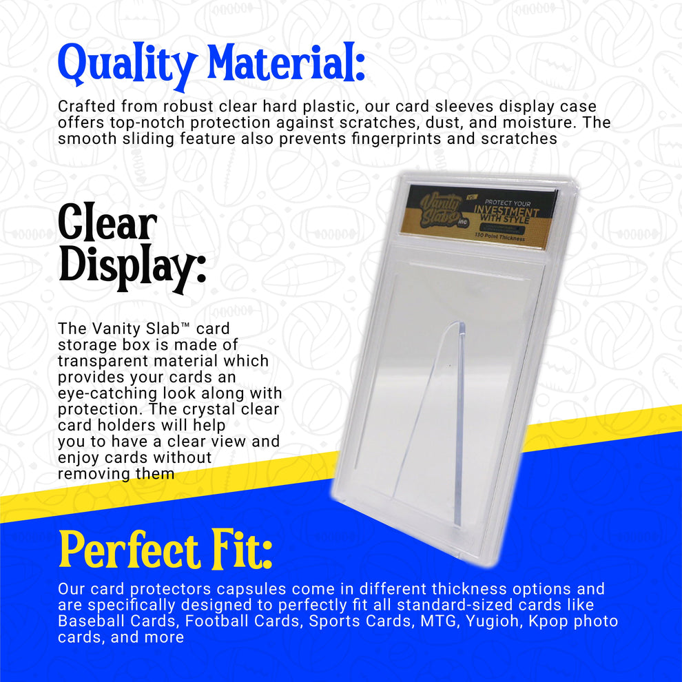 Vanity Slabs for RPA Cards with Personalized Label Display – Vanity ...