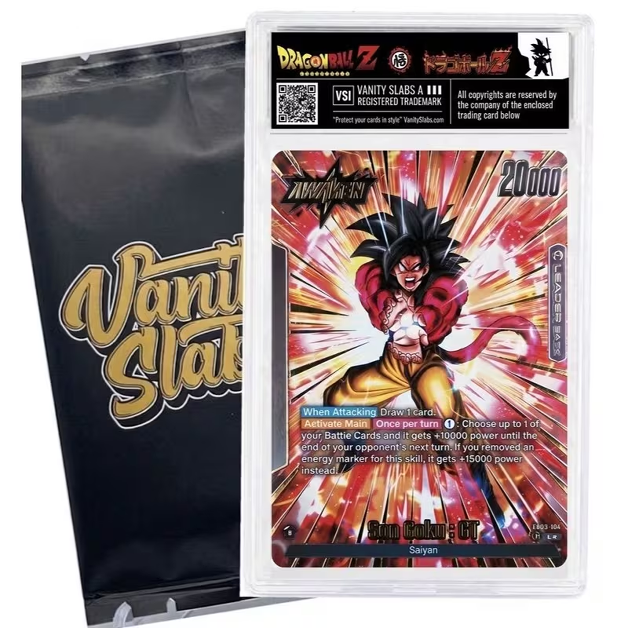 Dragon Ball Z Card Random Slab | Super Rare Card Guaranteed in Display ...