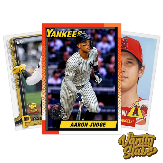 Baseball Legends Random Hit Pack | 3 Sleeved Cards | Stars, Rookies & Inserts Inside | Perfect Gift for Kids and Collectors