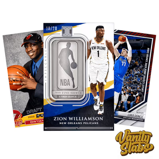 Panini Basketball Slam Dunk Mystery Hit Pack | 3 Sleeved Cards | Guaranteed Hits for Collectors | Stars, Rookies & Inserts Inside