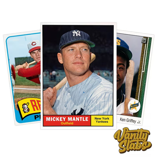 VINTAGE Baseball Historical Legends Mystery Pack | 3 Sleeved Cards | Guaranteed Collector Hits | Stars, Rookies & Inserts Inside