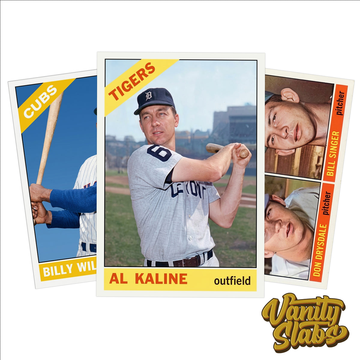 1966 Topps Baseball Mystery Slab – 1 Encapsulated Vintage Card – example product image 3