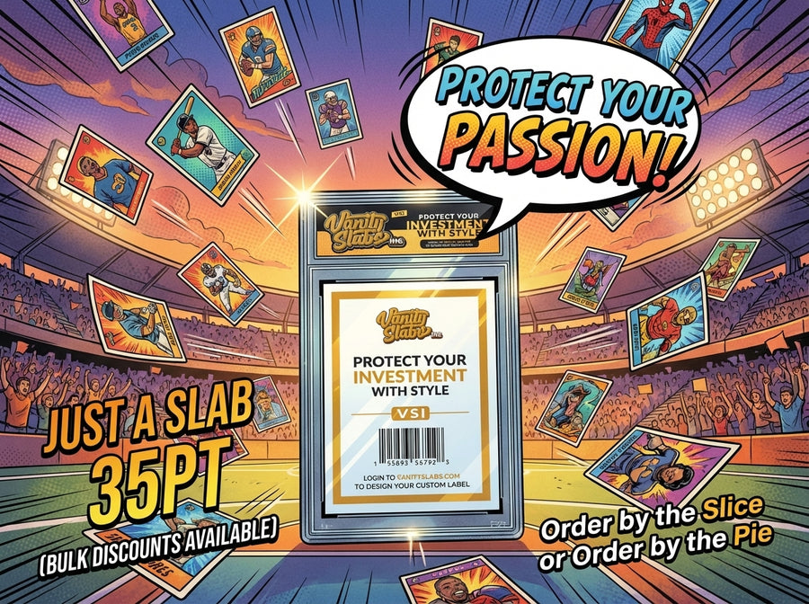 35pt Standard Trading Card Slab Holder | Vanity Slabs
