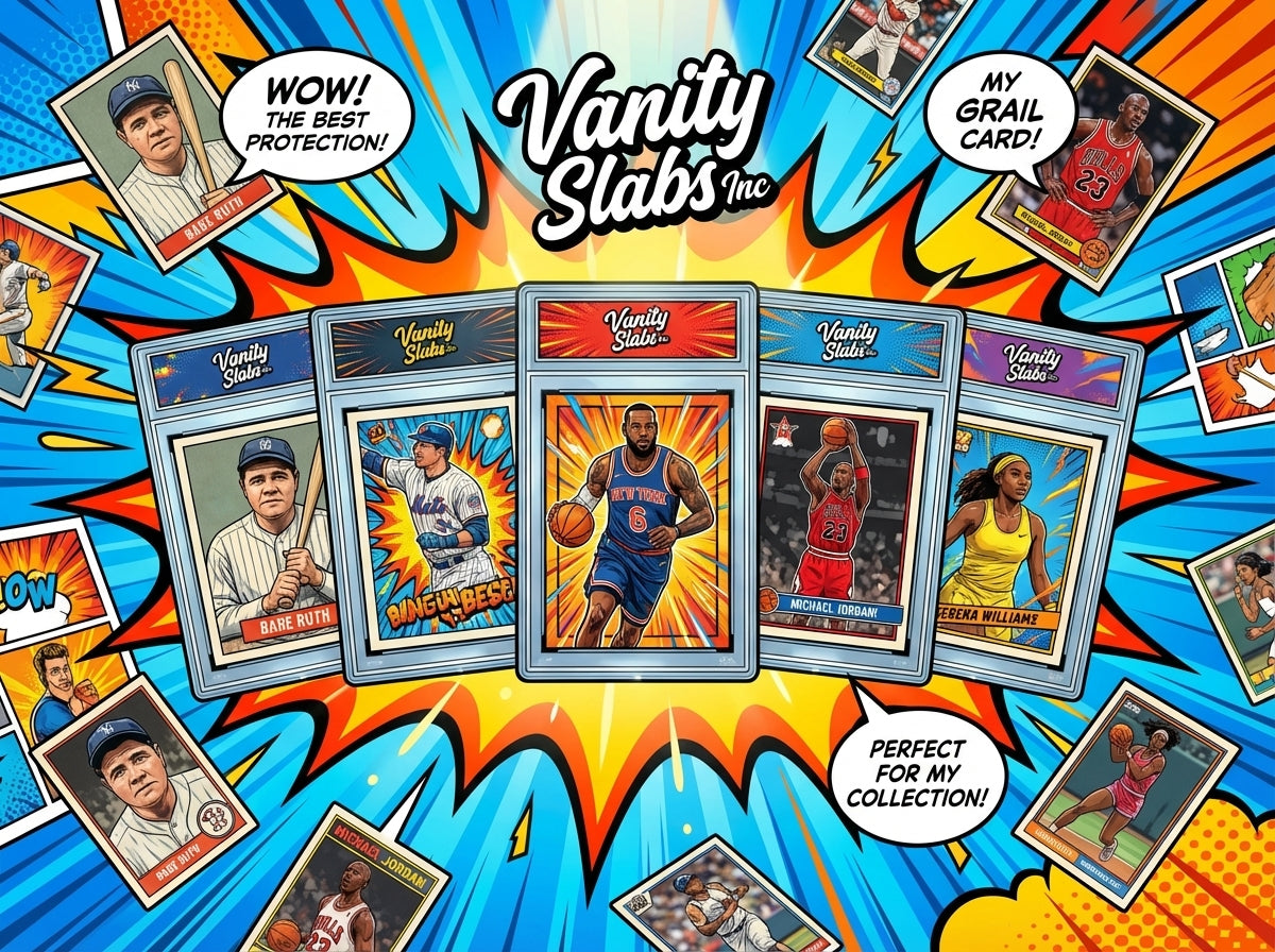 The VSI Brick - 10 Slab 35pt Bundle with Mystery Card Baseball Football Hockey Basketball Cards