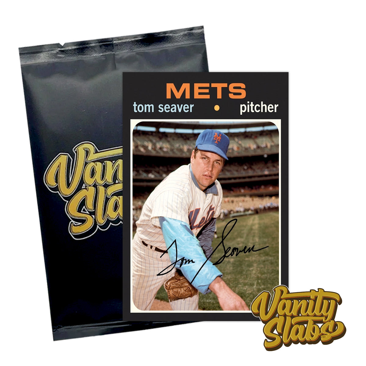 1971 Topps Vintage Baseball Mystery Slab ⚾ 1 Random Card Encapsulated – example product image 3