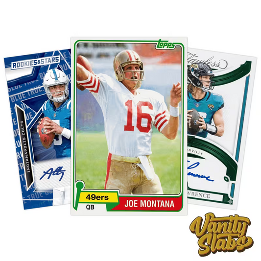 Football All-Star Mystery Hit Pack | 3 Sleeved Cards | Guaranteed Collector Hits | Stars, Rookies & Inserts Inside