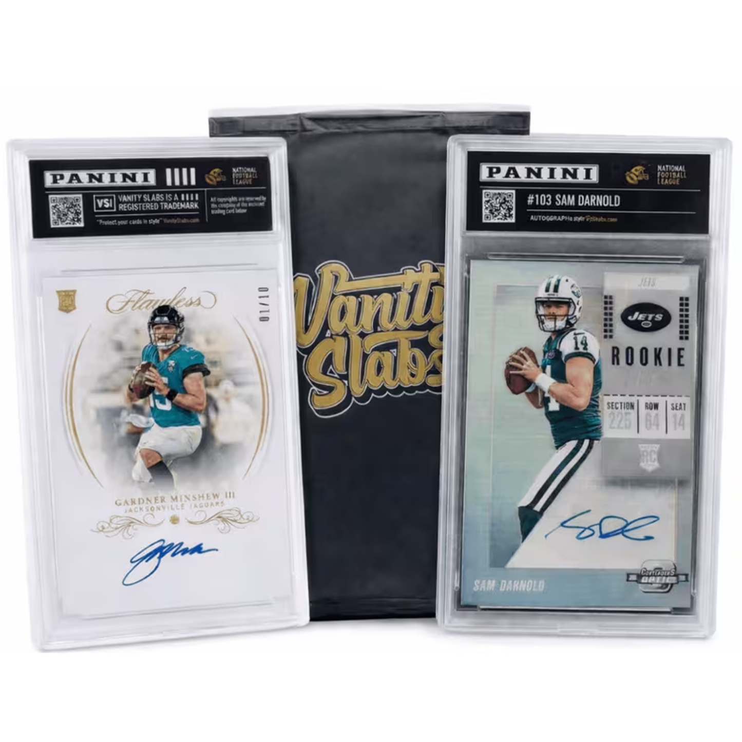 PANINI Football Random Single Hit Slab | Inside is a Rookie, Star, Autograph or Insert Guaranteed! | Perfect Gift for Kids & Collectors of All Ages