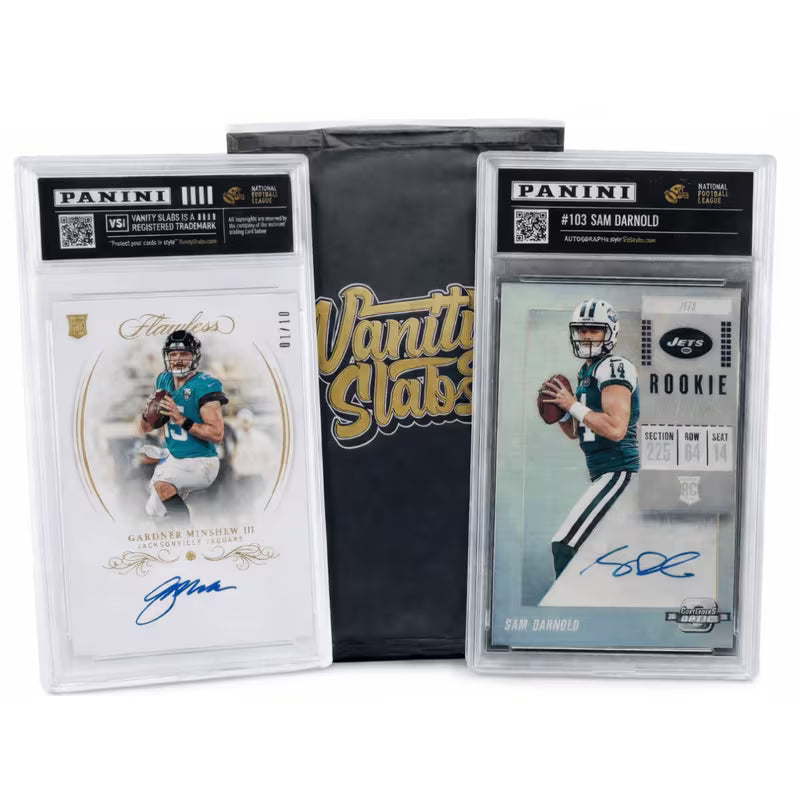 Football Mystery Card Slab | 1 Random Panini or Topps Card