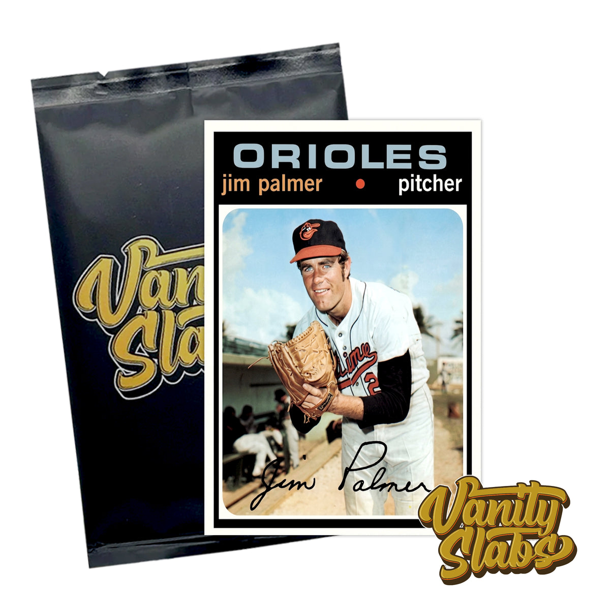 1971 Topps Vintage Baseball Mystery Slab ⚾ 1 Random Card Encapsulated – example product image 5