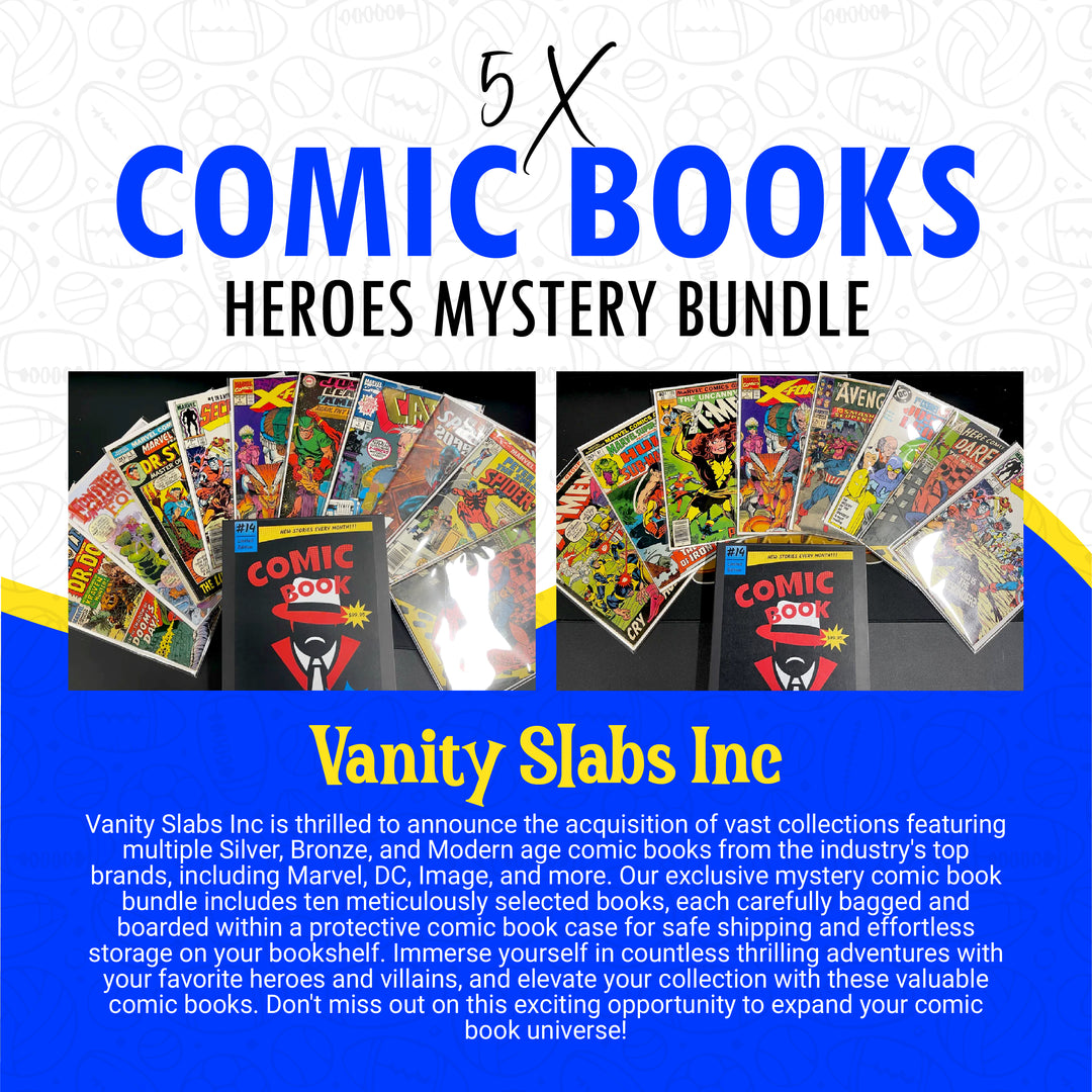 5 x Comic Books Heroes Mystery Bundle (Vintage and Modern Age Mixed)