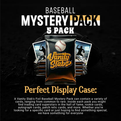 Baseball Mystery 5 Packs (Random Relic & Rookies Trading Cards)