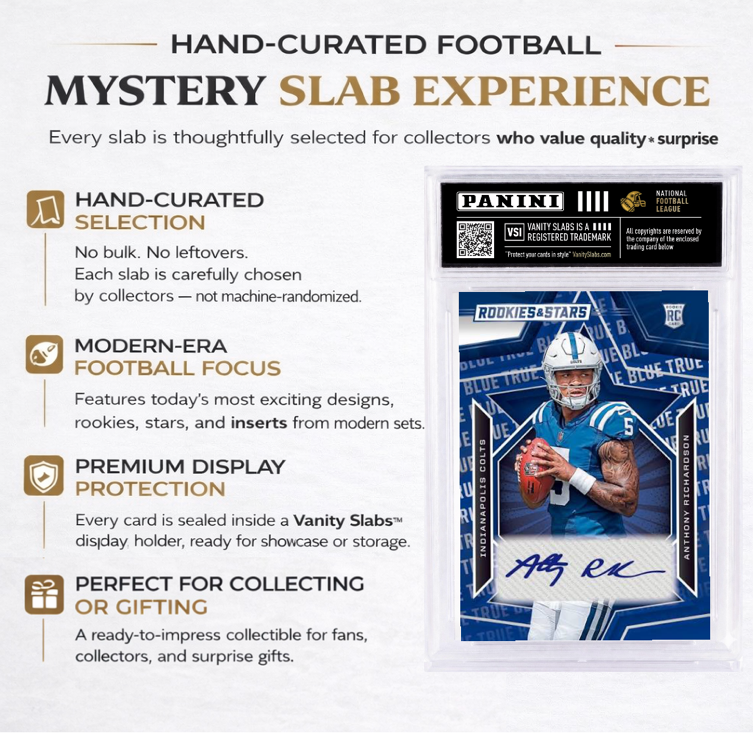 1 x Football Mystery Sports Pack - Variety Party Favor Mix includes 1 Vanity Slab