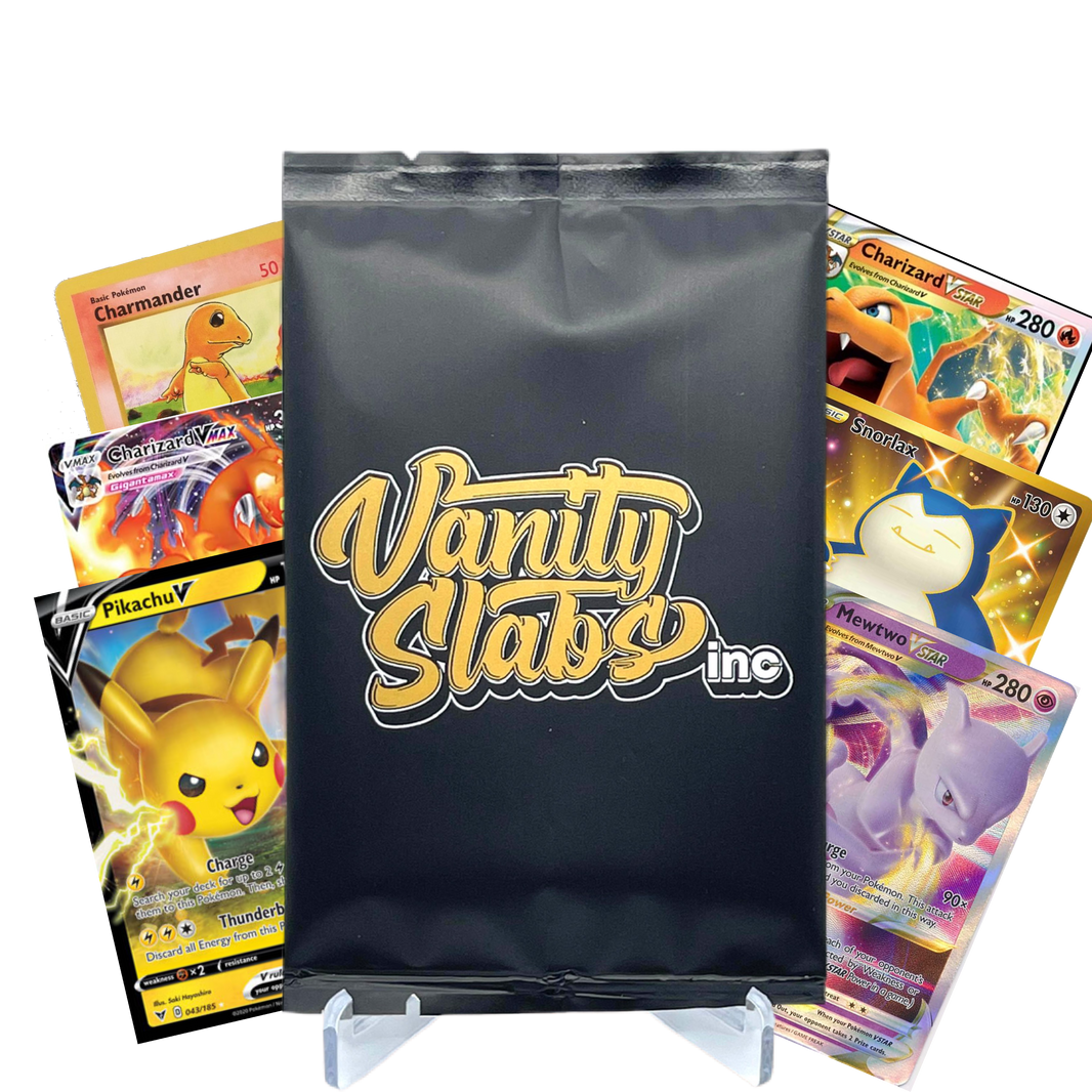 Slab Pack Labels Patent Pending Reusable Trading Card Slabs | Custom Display Labels ...