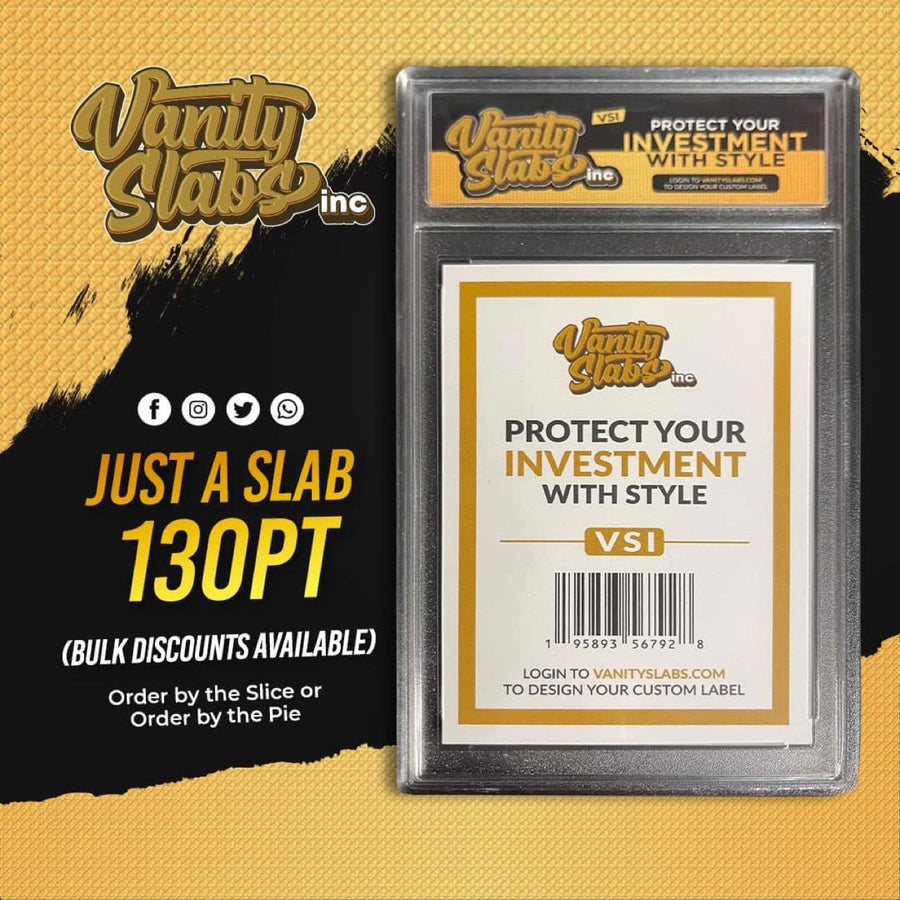 130pt Empty Slab for RPA Trading Cards | Vanity Slabs