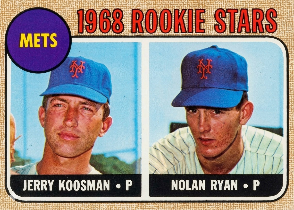 1968 Topps Baseball Mystery Card ⚾ Premium Magnetic Holder | Nolan Ryan RC Chase 🔥 1 Random Card Encased | From Complete 598 Card Set Chase