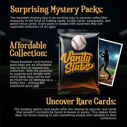 Baseball Mystery Pack (Random Relic & Rookies Trading Cards)