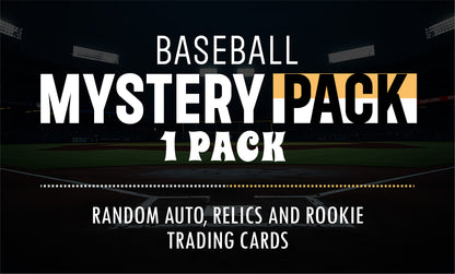 Baseball Mystery Pack (Random Relic & Rookies Trading Cards)
