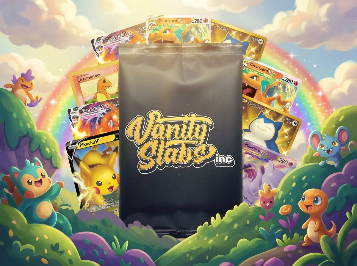 Pokémon Mystery Pack (Holos Foils Rares V VMax EX slabs and more)