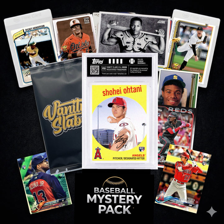 Baseball Sports Pack Bundle of Trading Cards includes a Vanity Slab