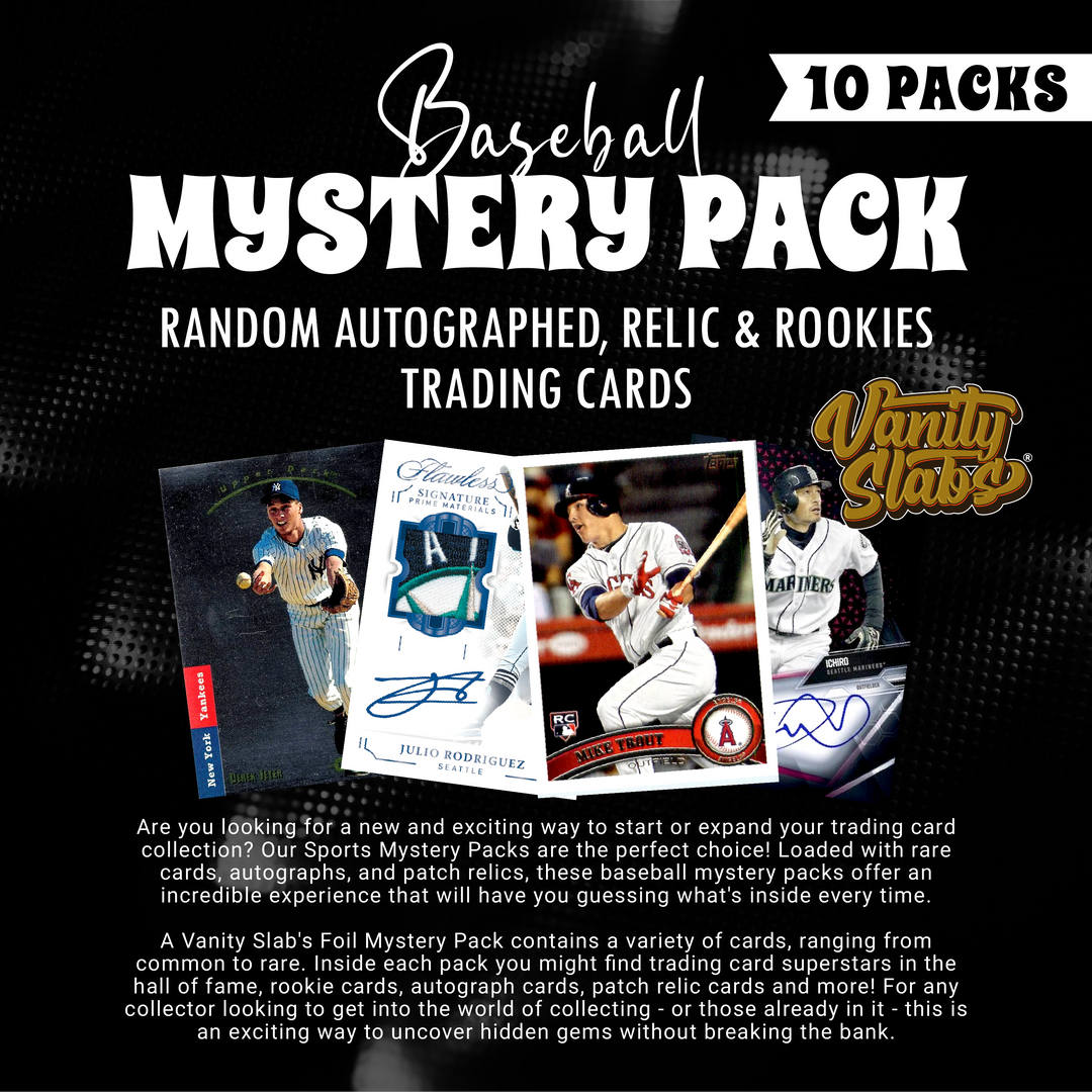 Baseball Mystery 10 Ultimate Elite Packs (Loaded with Goodies) Great Party Favors