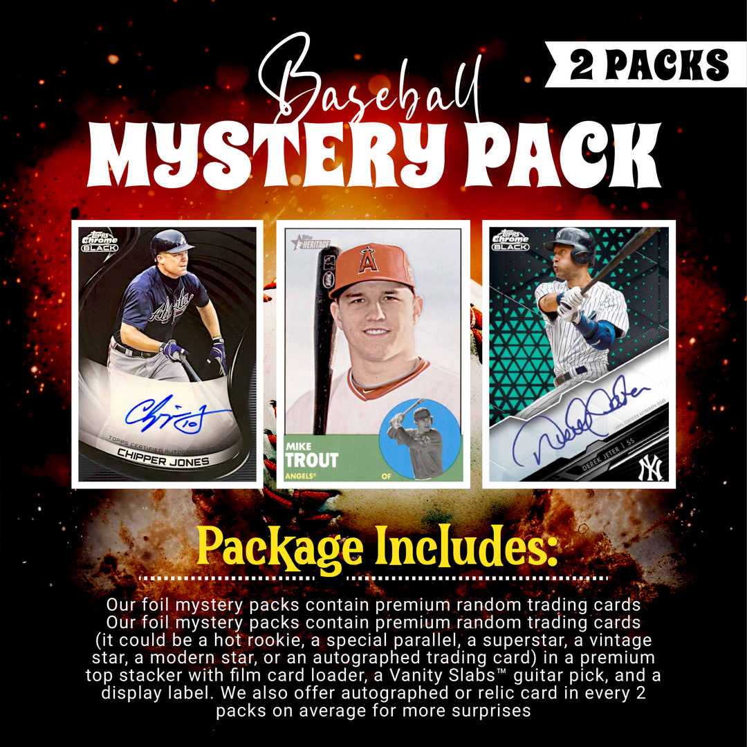 Baseball Mystery 2 Ultimate Elite Packs (Loaded with Goodies) Great Party Favors