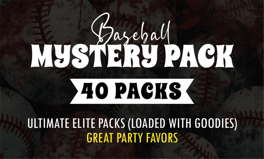 Baseball Mystery 40 Ultimate Elite Packs (Loaded with Goodies) Great Party Favors