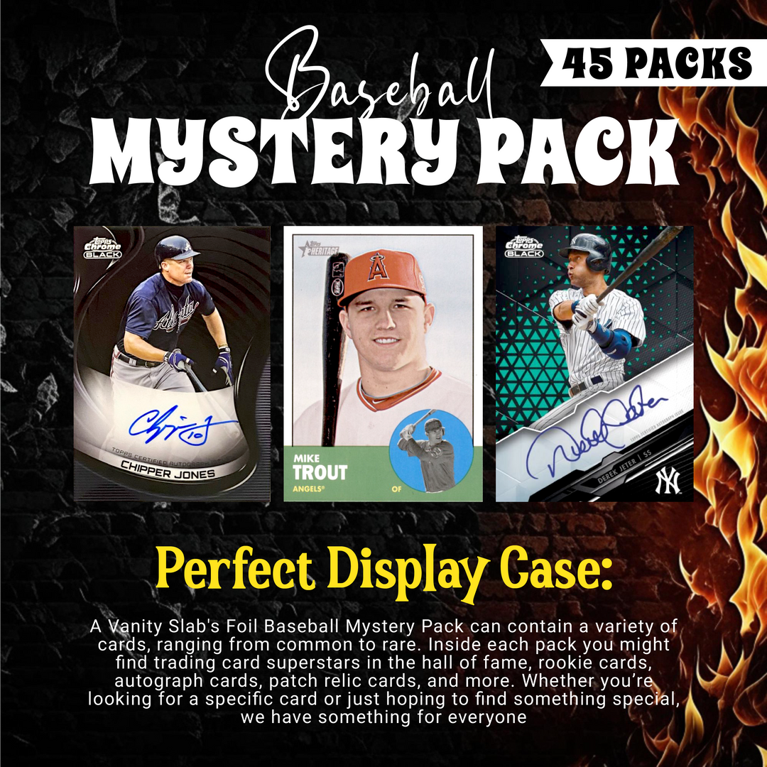 Baseball Mystery 45 Ultimate Elite Packs (Loaded with Goodies) Great Party Favors