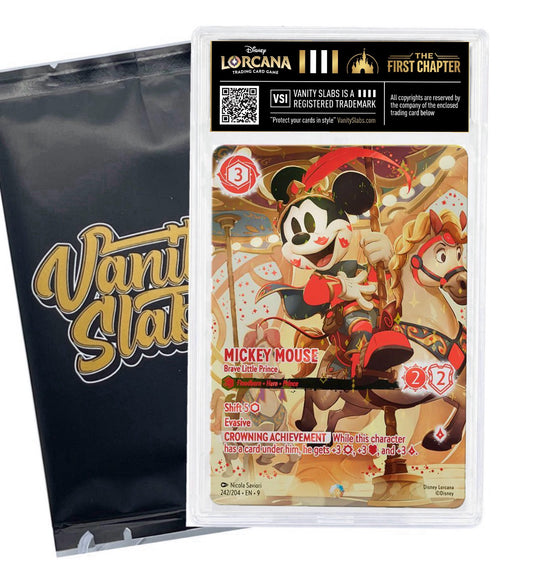 Disney Lorcana Mystery Slab | Possible Enchanted, Legendary, Super Rare, Foil or Popular Character Card Encapsulated