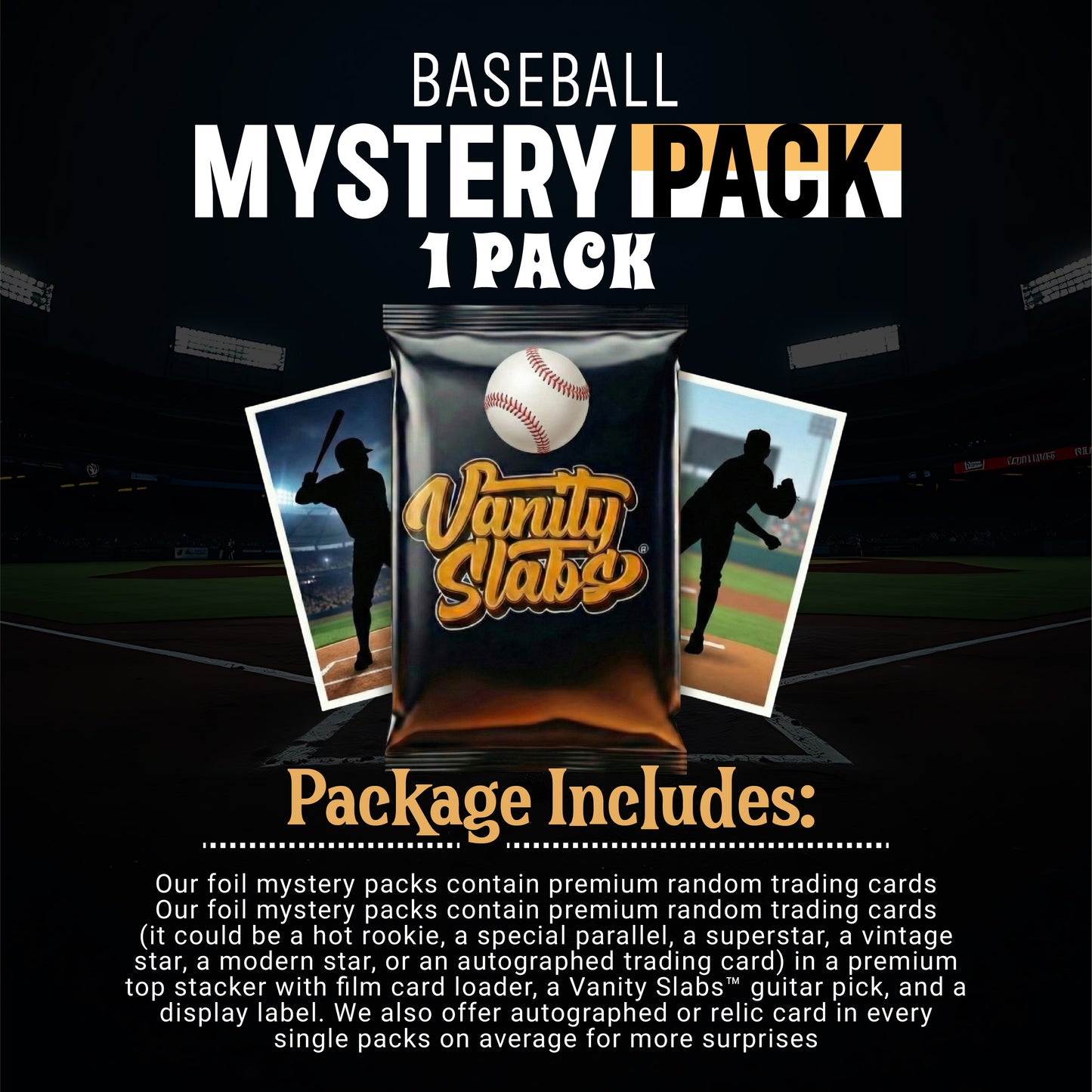 Baseball Mystery Ultimate Elite Pack (Loaded with Goodies) Great Party Favors