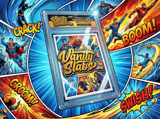 Vanity Slabs Holder 35pt Thickness for Standard Size Trading Cards Plastic Case for Baseball Football Hockey Basketball Cards