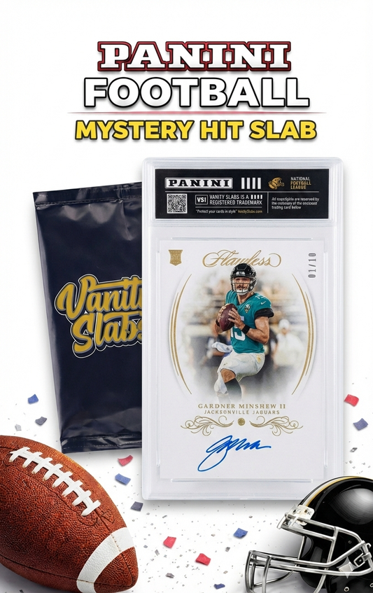 Panini Football Mystery Hit Slab – Slabbed Football Card in Premium Display Case