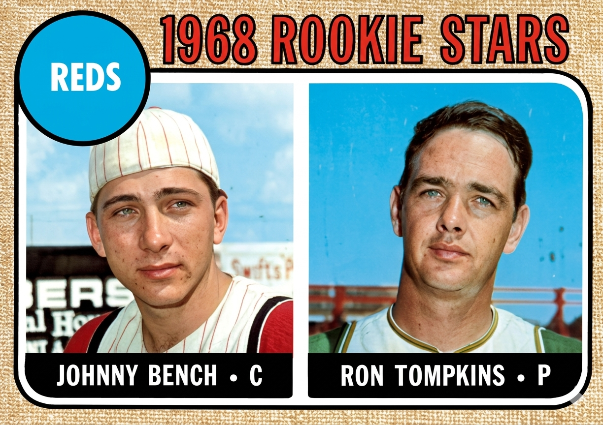 1968 Topps Baseball Mystery Card ⚾ Premium Magnetic Holder | Nolan Ryan RC Chase 🔥 1 Random Card Encased | From Complete 598 Card Set Chase