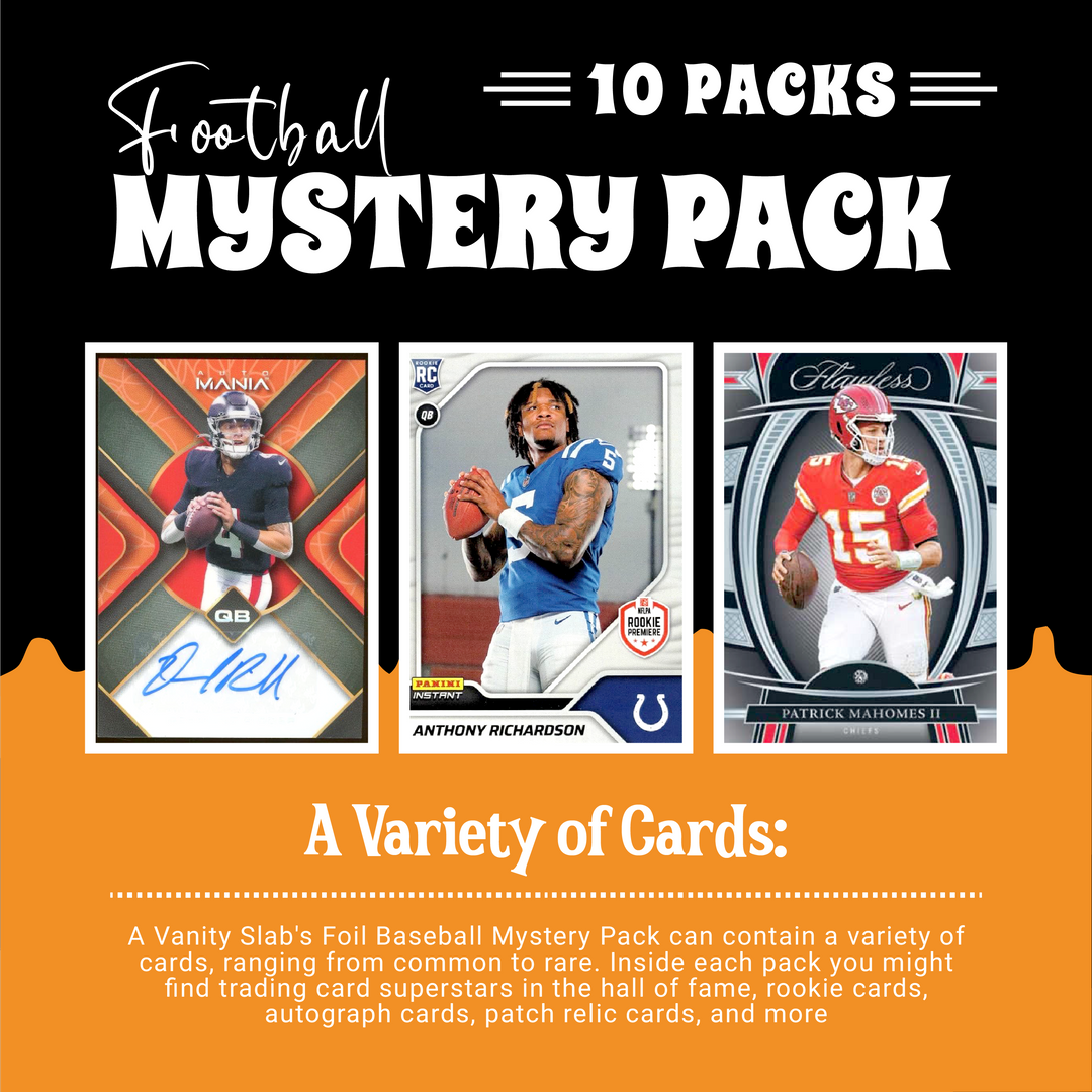 Football Mystery 10 Ultimate Elite Packs (Loaded with Goodies) Great Party Favors