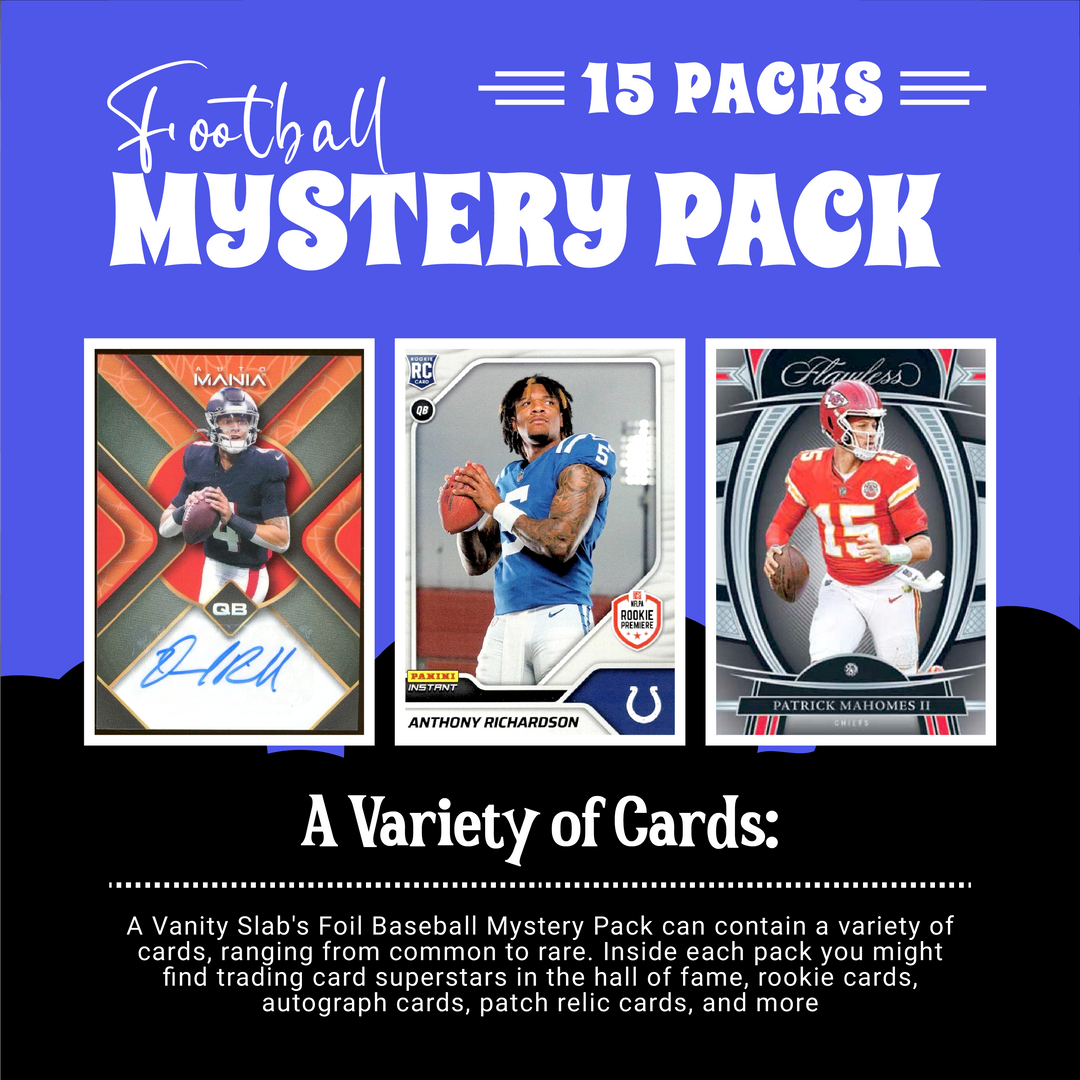 Football Mystery 15 Ultimate Elite Packs (Loaded with Goodies) Great Party Favors