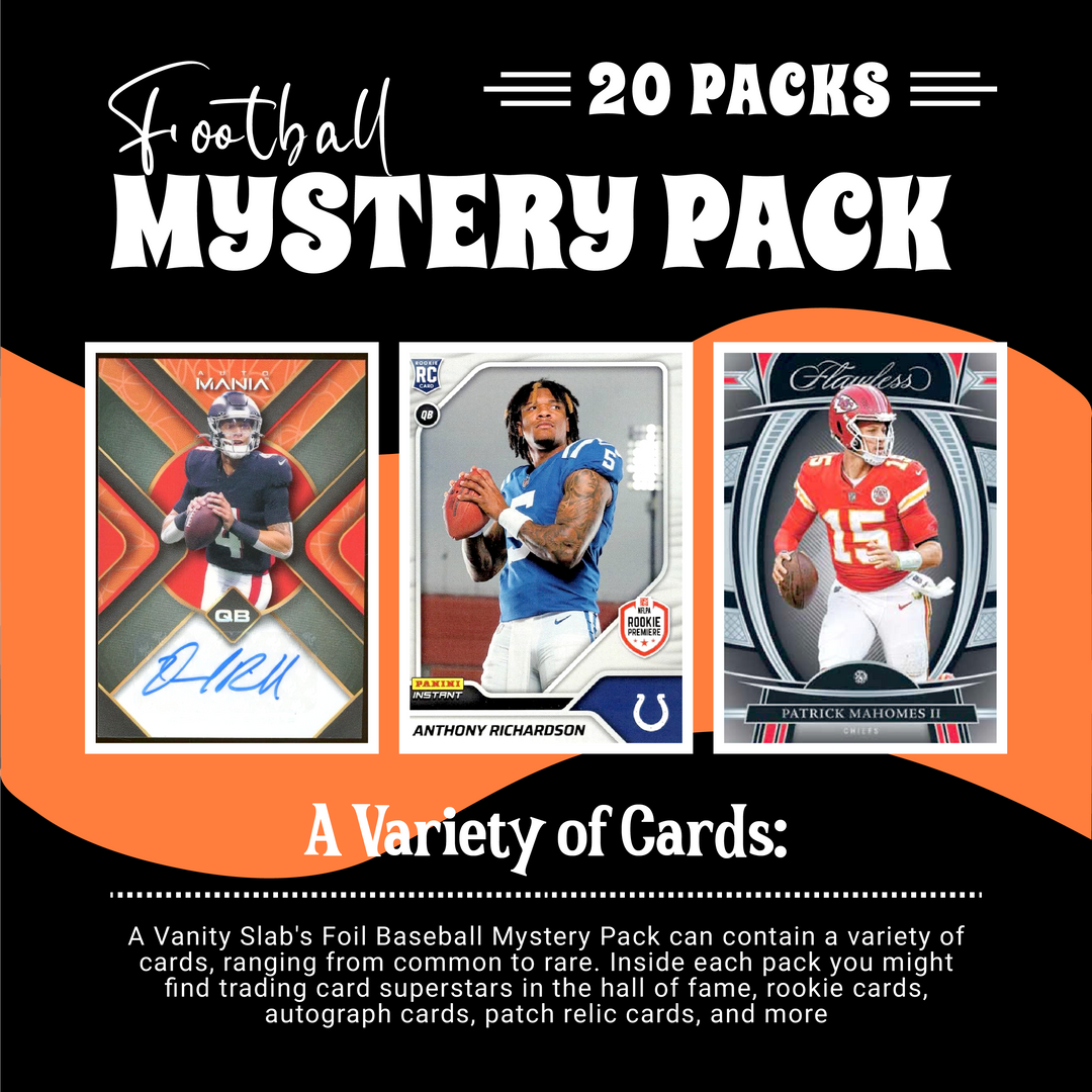 Football Mystery 20 Ultimate Elite Packs (Loaded with Goodies) Great Party Favors