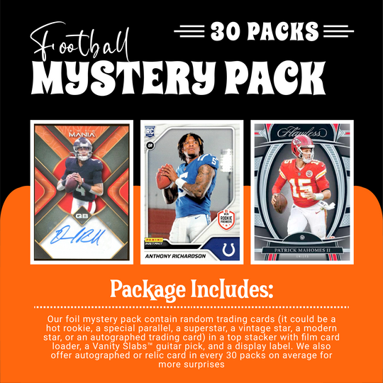 Football Mystery 30 Ultimate Elite Packs (Loaded with Goodies) Great Party Favors