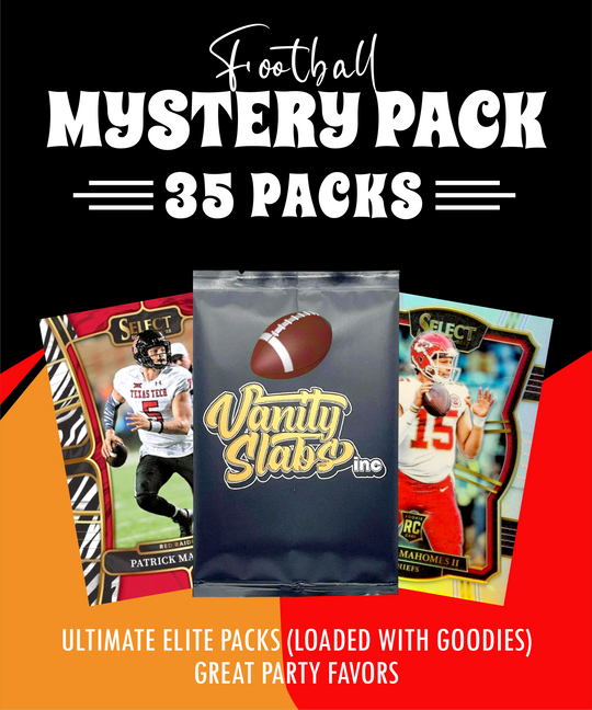Football Mystery 35 Ultimate Elite Packs (Loaded with Goodies) Great Party Favors