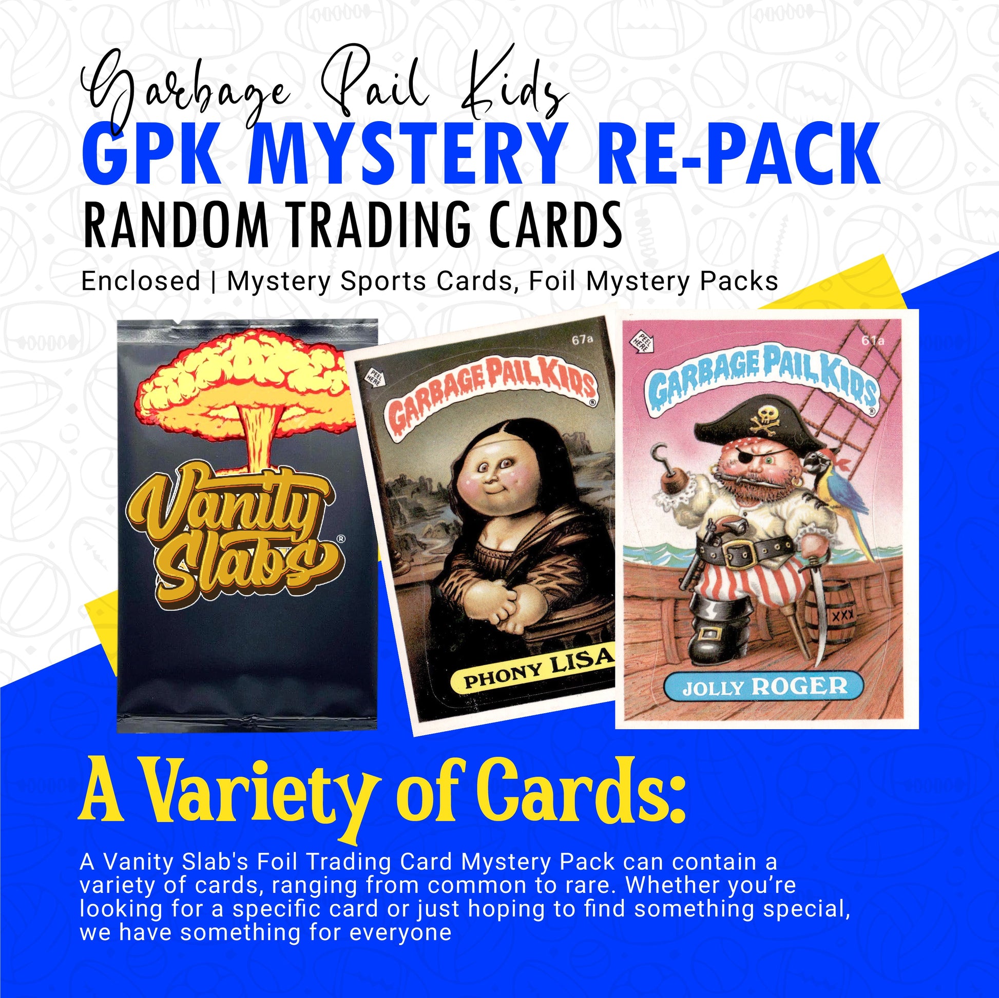 rare gpk cards Garbage Pail Kids GPK Mystery Pack Random Trading Cards – Vanity Slabs Inc