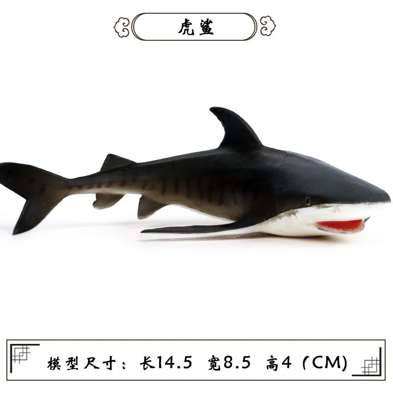Ocean Sea Life Model Toys Simulated Shark Action Figures Animals Figurine Educational Toys Gift for Children Kids Home Decor
